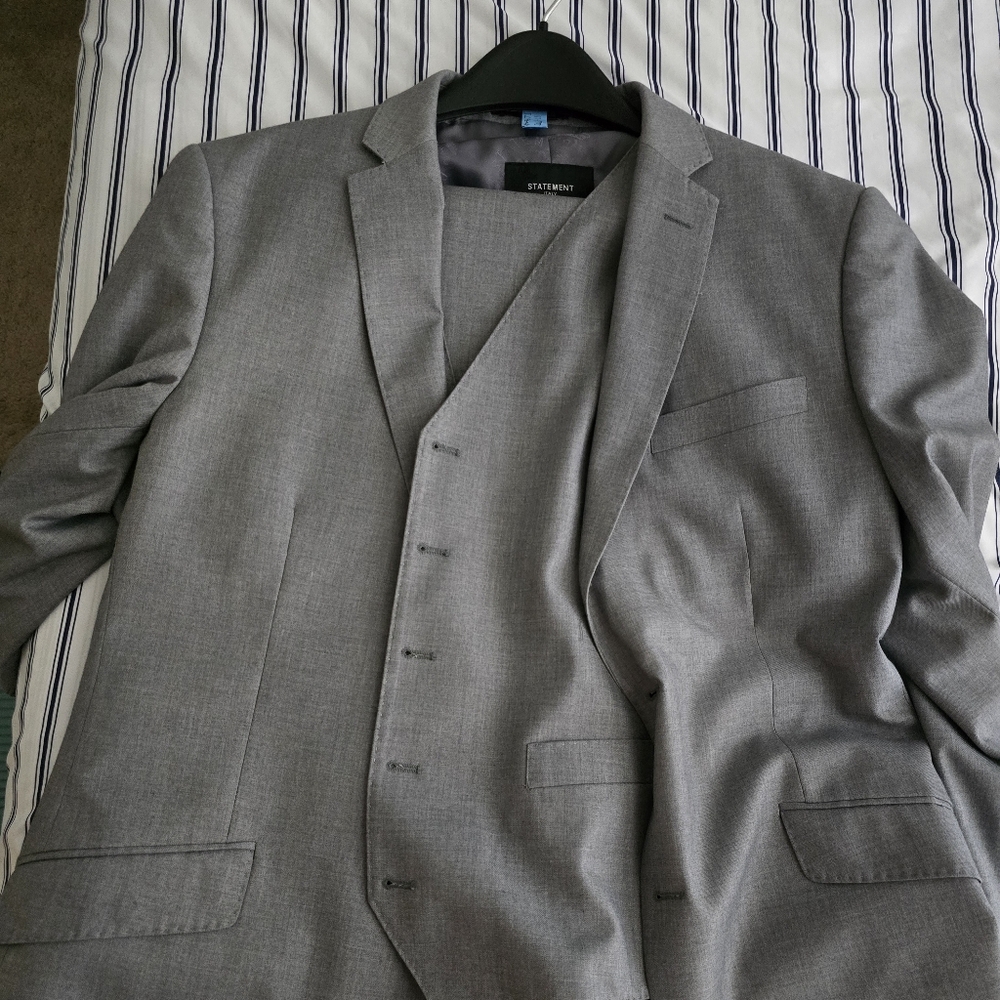 Light Gray 3 Piece Suit